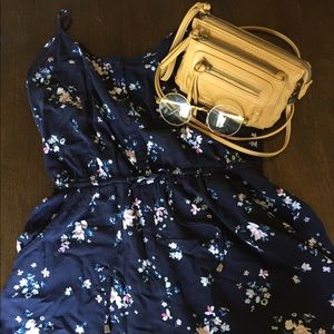 FLORAL PAPAYA ROMPER